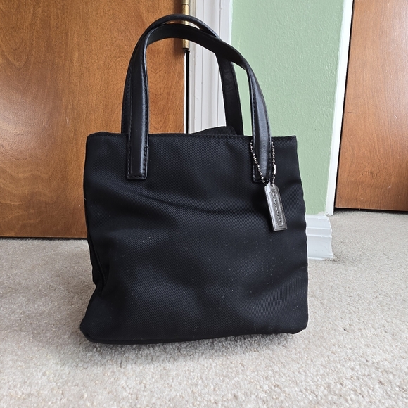 Coach Handbags - Coach Mercer black nylon tote bag Mini 8123
